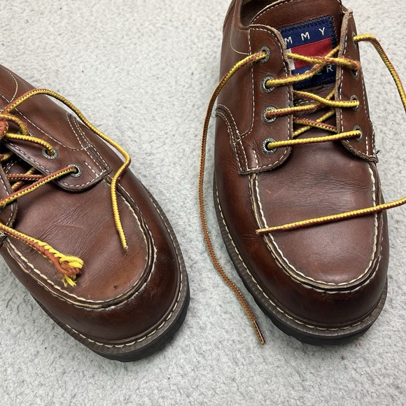 Tommy Hilfiger Lug Sole Moc Toe Leather Oxfords 90s Y2K Chunky Shoes Men\'s 10M main image 4